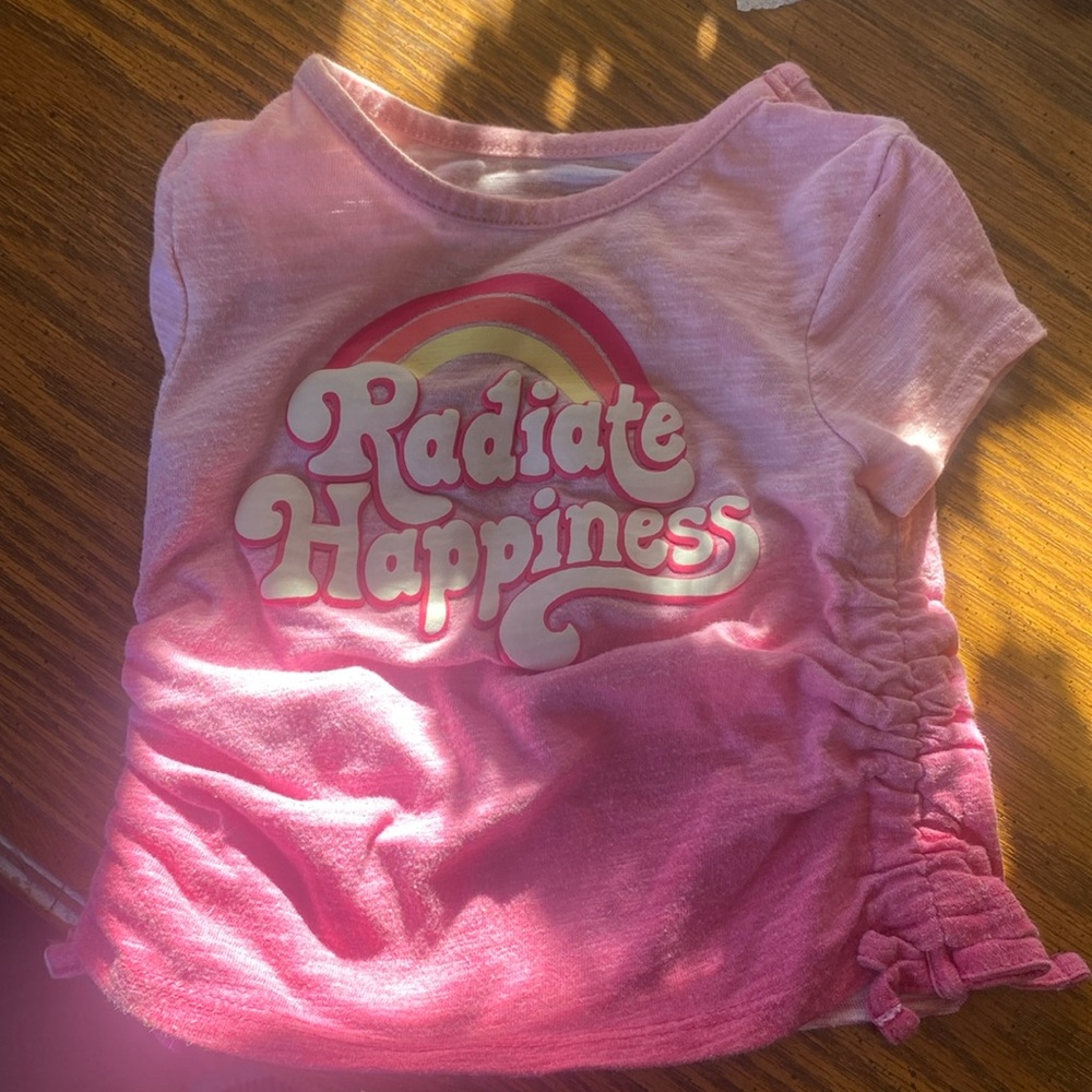 12 month radiate happiness shirt